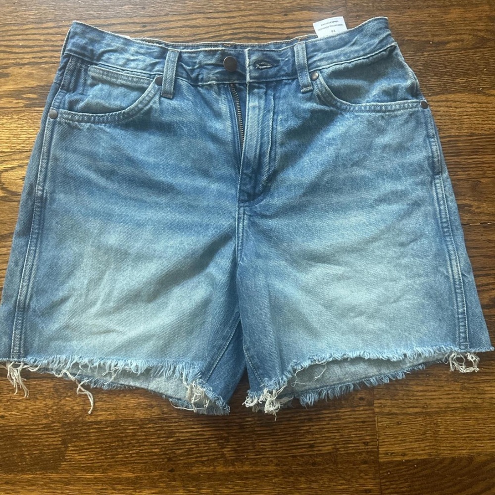 Wrangler Light Blue Jean Shorts for Women
